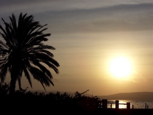 Sunset on Paracas Bay